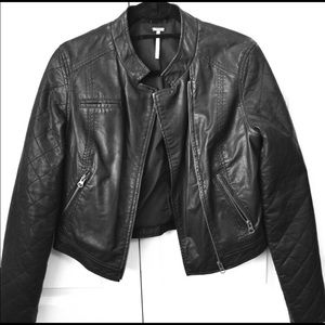 Free People Faux Leather Jacket